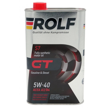 Масло моторное Rolf GT SAE 5W-40 API SN/CF 1л.
