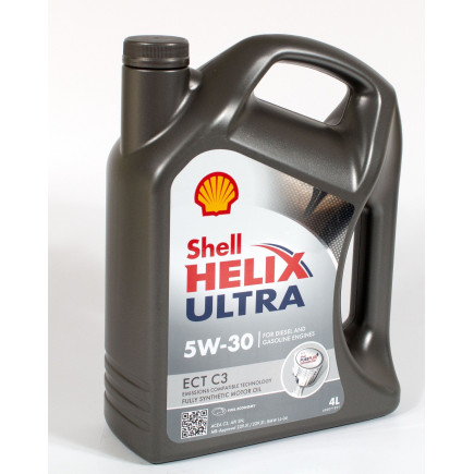 Масло моторное SHELL HELIX ULTRA 5W30 ECT 4L