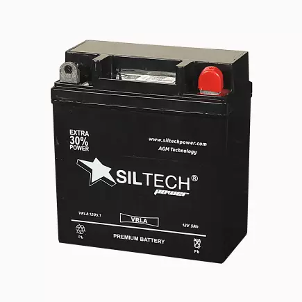 SILTECH VRLA1205.1 12V5Ah (12N5L-BS) (о.п.) SILTECH VRLA1205.1 12V5Ah (12N5L-BS) (о.п.)