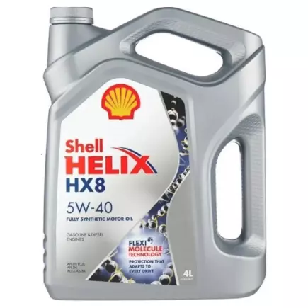 Масло моторное SHELL HELIX HX8 5W40 4L Масло моторное SHELL HELIX HX8 5W40 4L