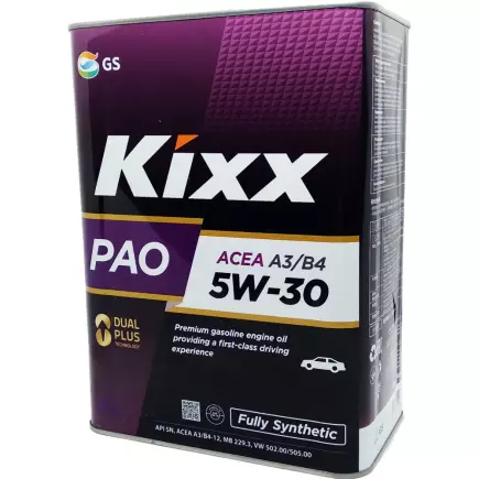 Масло моторное KIXX PAO 5W30 4L Масло моторное KIXX PAO 5W30 4L