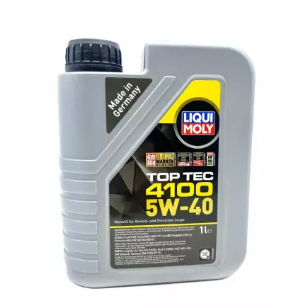 Масло моторное LiquiMoly Top Tec 4100 SN C3 5W40 1L Масло моторное LiquiMoly Top Tec 4100 SN C3 5W40 1L